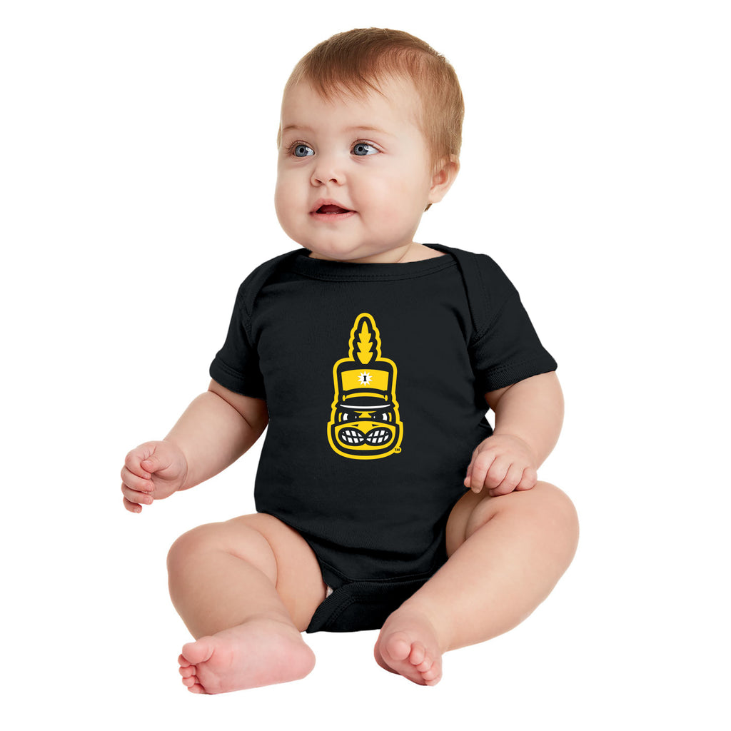 Hawkeye Marching Band Marching Herky Infant Onesie Black