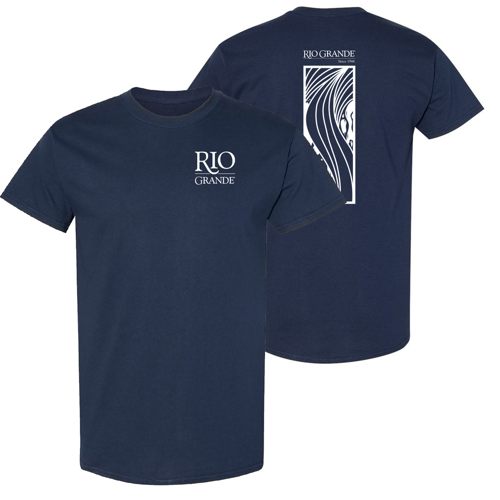 Basic Rio Shirt Design Uni-sex T-Shirt- Navy – Underground