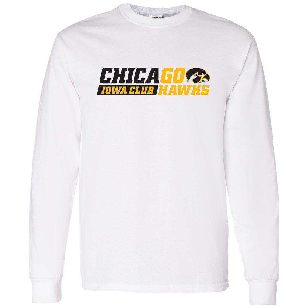 I Love Chicago, Chicago Graphic Design Tees, Chicago City Long Sleeve  T-Shirt