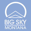 Big Sky Montana White Ink -- Pullover Hooded Sweatshirt Carolina Blue