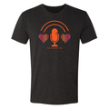 Audio Heart Unisex Triblend T-Shirt - Vintage Black