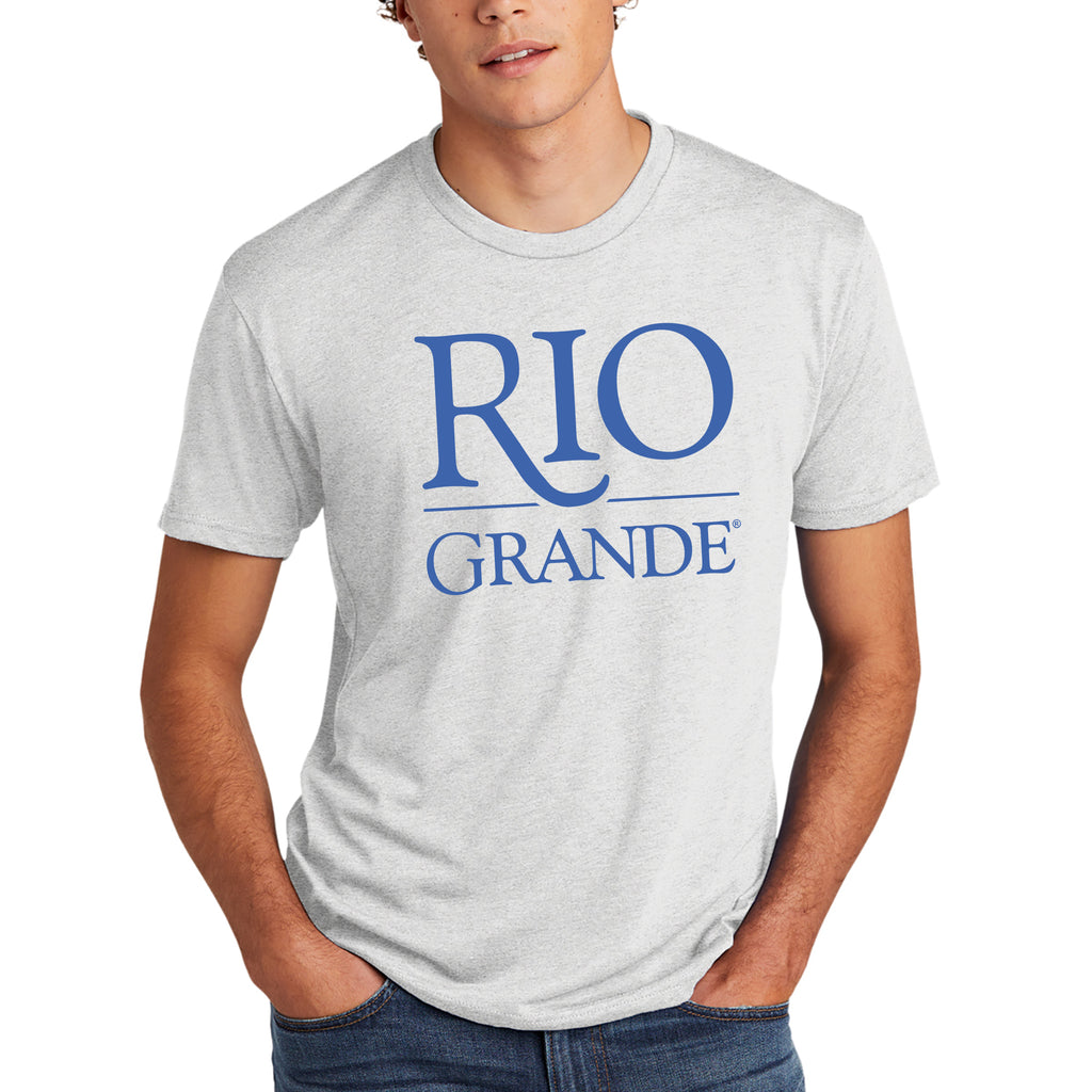 Rio Grande Double Logo T-Shirt - Heather White – Underground Printing ...