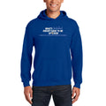Fourth Quarter Faith Alternative Communication Hooded Pullover Sweatshirt - Royal Blue
