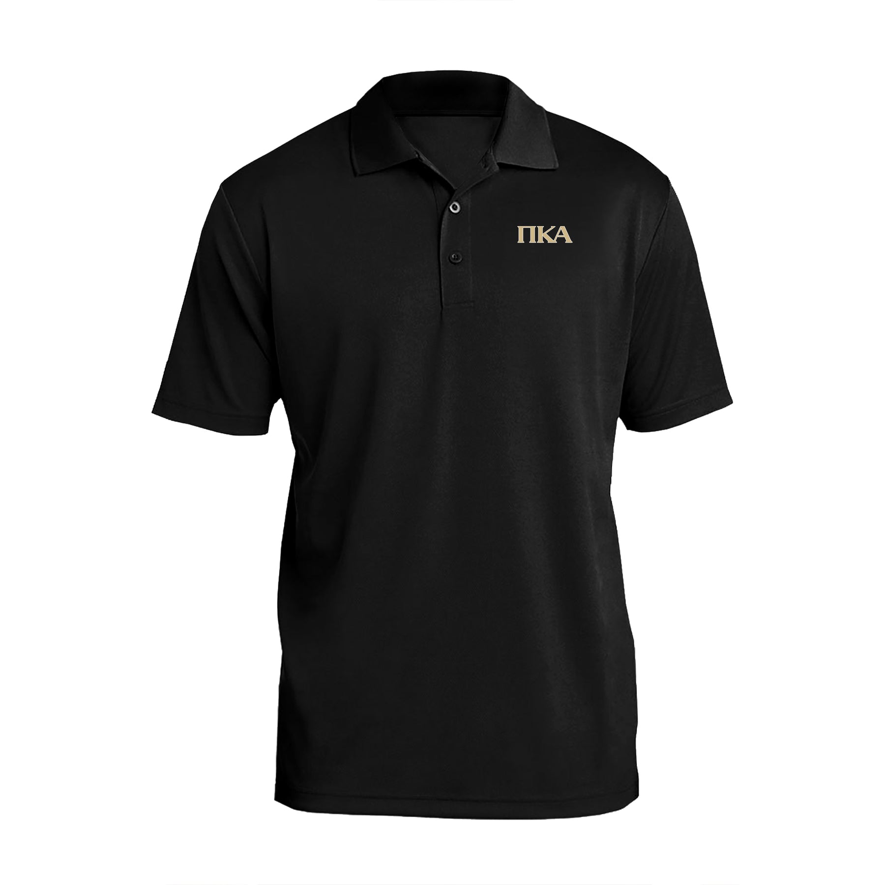 PIKE Greek Letters Polo - Black – Underground Printing Online Stores