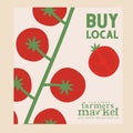 Farmers Market Tote Bag - Tomato