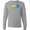 Alternatives Geometric Long Sleeve Cotton Shirt - Sport Grey