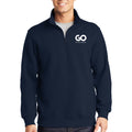 GO Foundation 1/4 Zip Sweatshirt - Navy