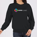 Hope Clinic Logo Crew Pullover Sweatshirt - Black