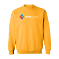 Hope Clinic Logo Crew Pullover Sweatshirt - Gold