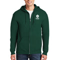 Hope Clinic Logo Zip-Up Hoodie - Forest
