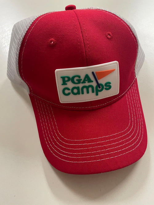 PGA Camp Trucker Hat - Red