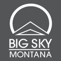 Big Sky Montana White Ink -- Pullover Hooded Sweatshirt Asphalt