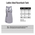 Rootead Logo Ladies Racerback Tank-Black