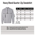 PAACS Embroidered Classic 1/4 Zip Sweatshirt - Sport Grey