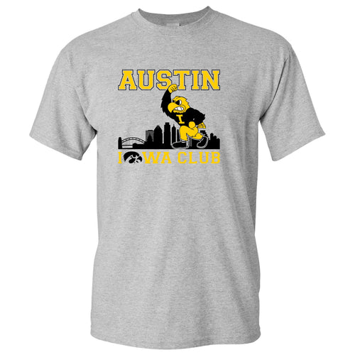 Austin Iowa Club Short Sleeve T-Shirt - Sport Grey