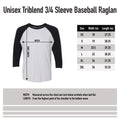 Rooted Logo 3/4 Sleeve Baseball T-shirt- Vintage Black/Heather White