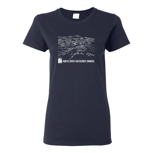 Marys River Watershed Council Missy Tee - Navy