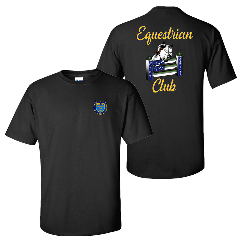 NYPD Equestrian Sport Logo T-shirt - Black