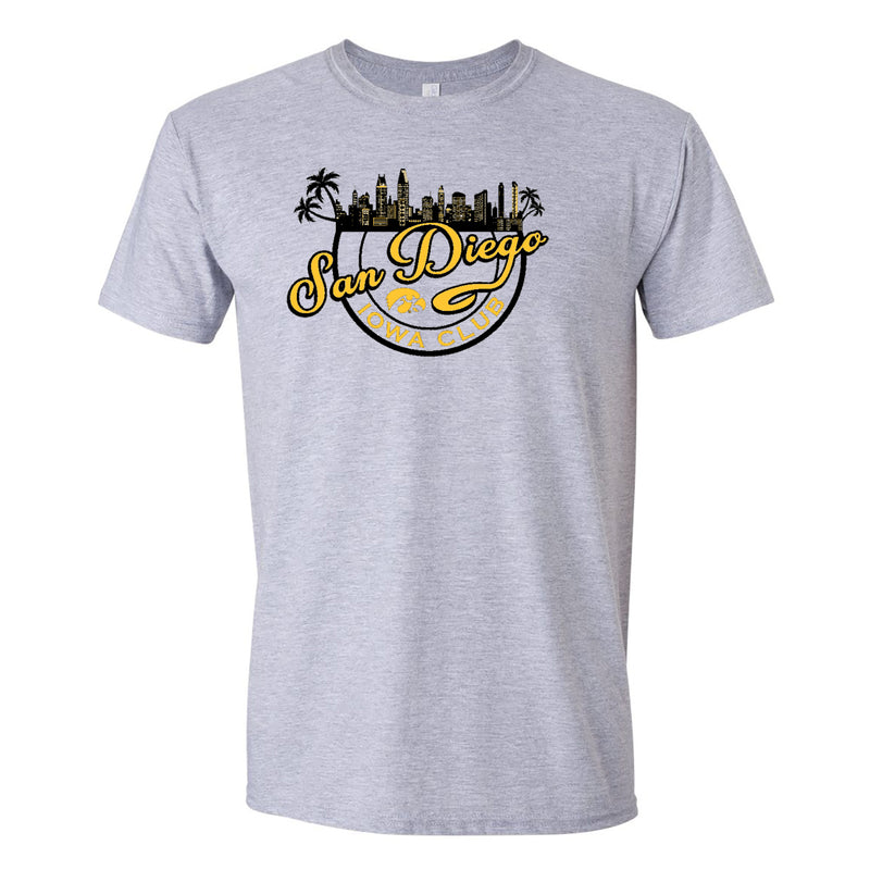 San Diego Iowa Club Soft Style Unisex T-Shirt - Sport Grey