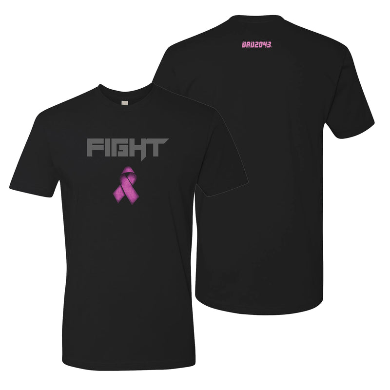 Dad2043 Fight Breast Cancer T-shirt - Black