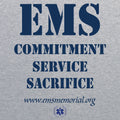 National EMS Memorial Ladies Long-Sleeve Tee - Sport Grey