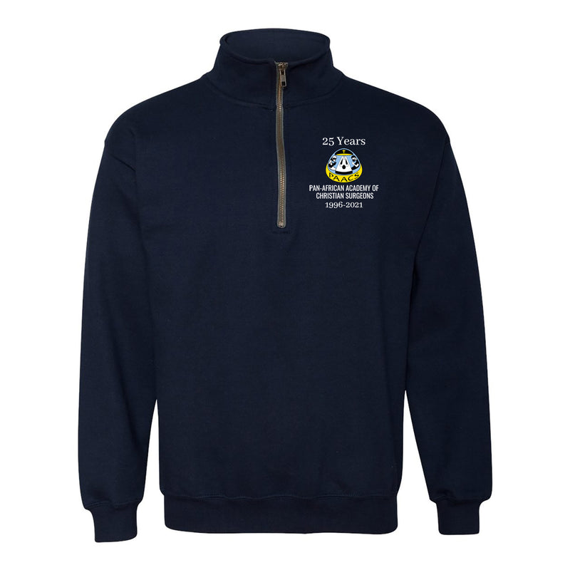 PAACS Embroidered Classic 1/4 Zip Sweatshirt - Navy