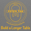 Put It On Petes Tab Triblend 3/4 Sleeve Raglan - Premium Heather / Vintage Navy