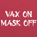 Vax On Mask Off Unisex Triblend T-Shirt - Vintage Red