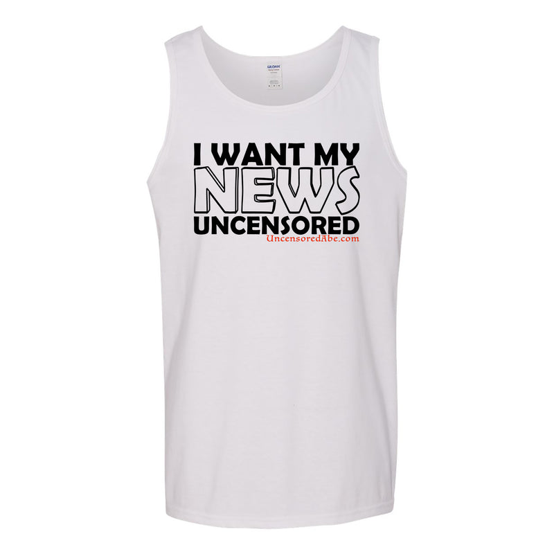 Brothers Uncensored News Uncensored Unisex Tank Top - White