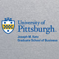 Pitt Business - Katz Logo Vintage 1/4 Zip - Sport Grey