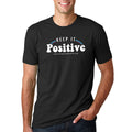 Retro Keep It Positive Unisex T-Shirt - Black