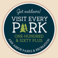 Visit Every Park Cotton Tote Bag - Natural