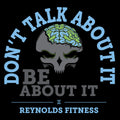 Reynolds Fitness Brain Skull Short Sleeve T-Shirt - Black