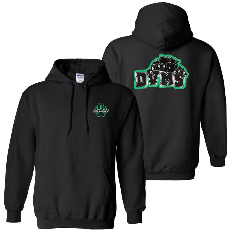 DVMS Spirit Heavy Cotton Hooded Sweatshirt - Black