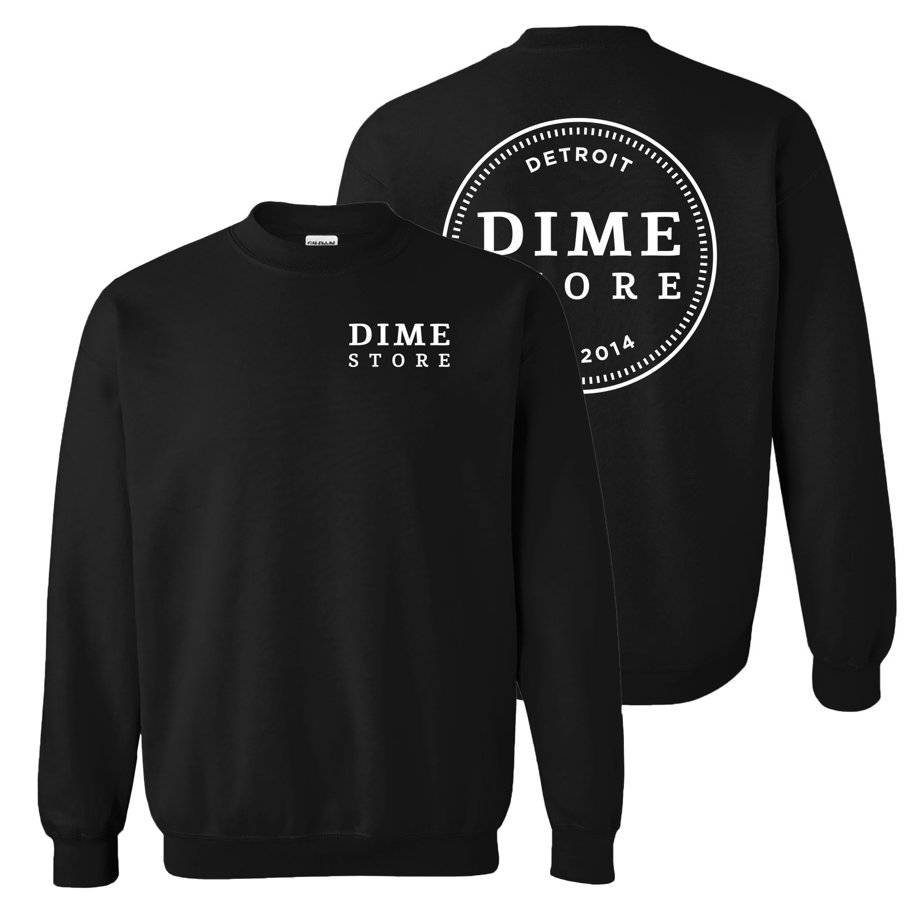 Dime Store Crewneck Sweatshirt - Black