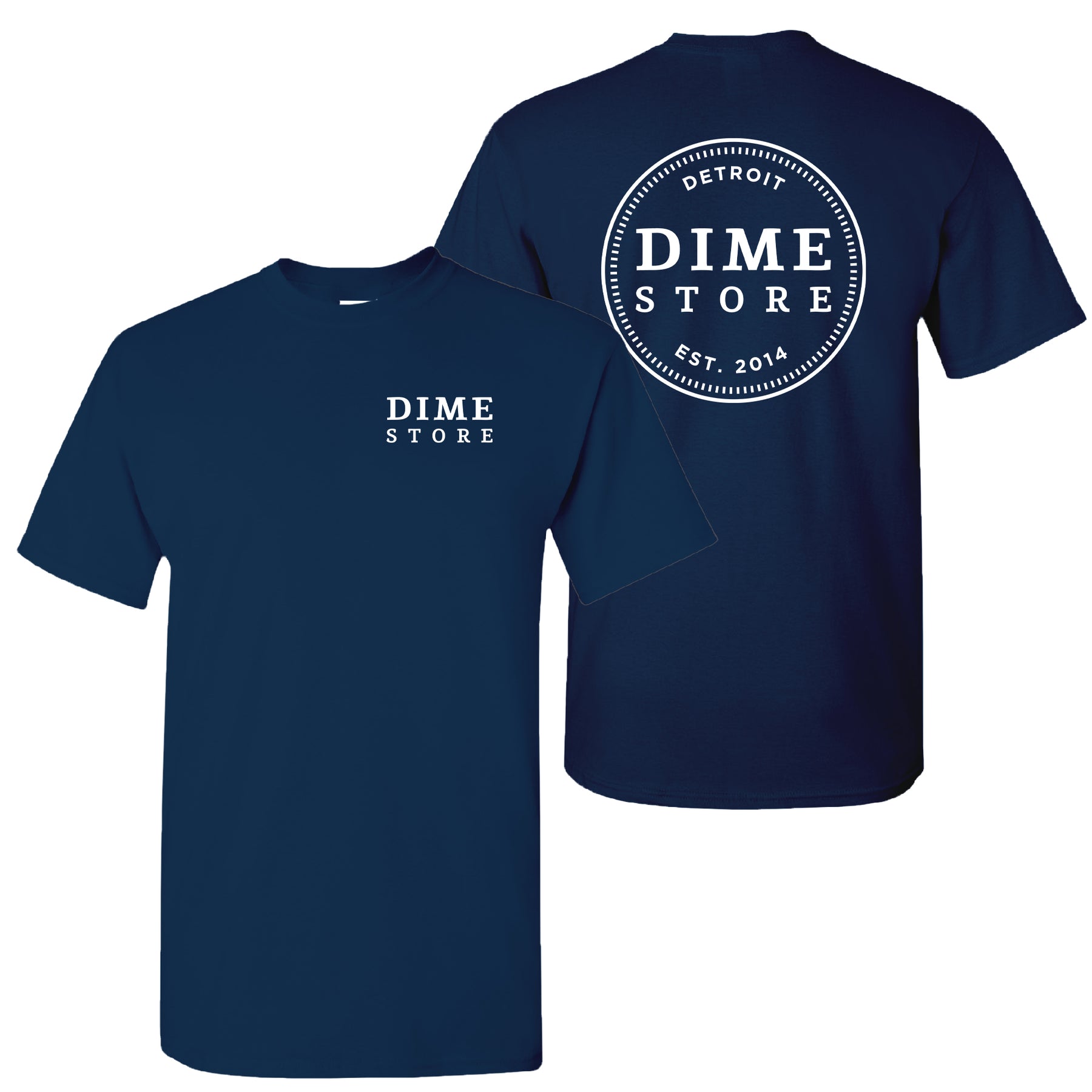 Dime Store Unisex T-Shirt - Navy – Underground Printing Online Stores