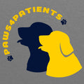 Paws4Patients Large Print Adult Triblend T-Shirt - Premium Heather
