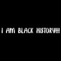 I Am Black History Women's Cotton T-Shirt - Black