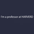 I'm A Professor At Harverd Triblend T-Shirt - Solid Navy