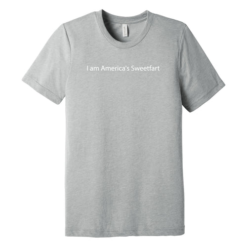 I Am America's Sweetfart Triblend T-Shirt - Athletic Grey