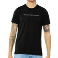 Please Don't Look At My Toupee Triblend T-Shirt - Solid Black