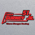 Three Stooges Racing Gurney Jr Youth T-Shirt - Sport Grey