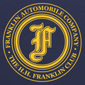 H.H. Franklin Gold Logo Triblend Tee - Vintage Navy