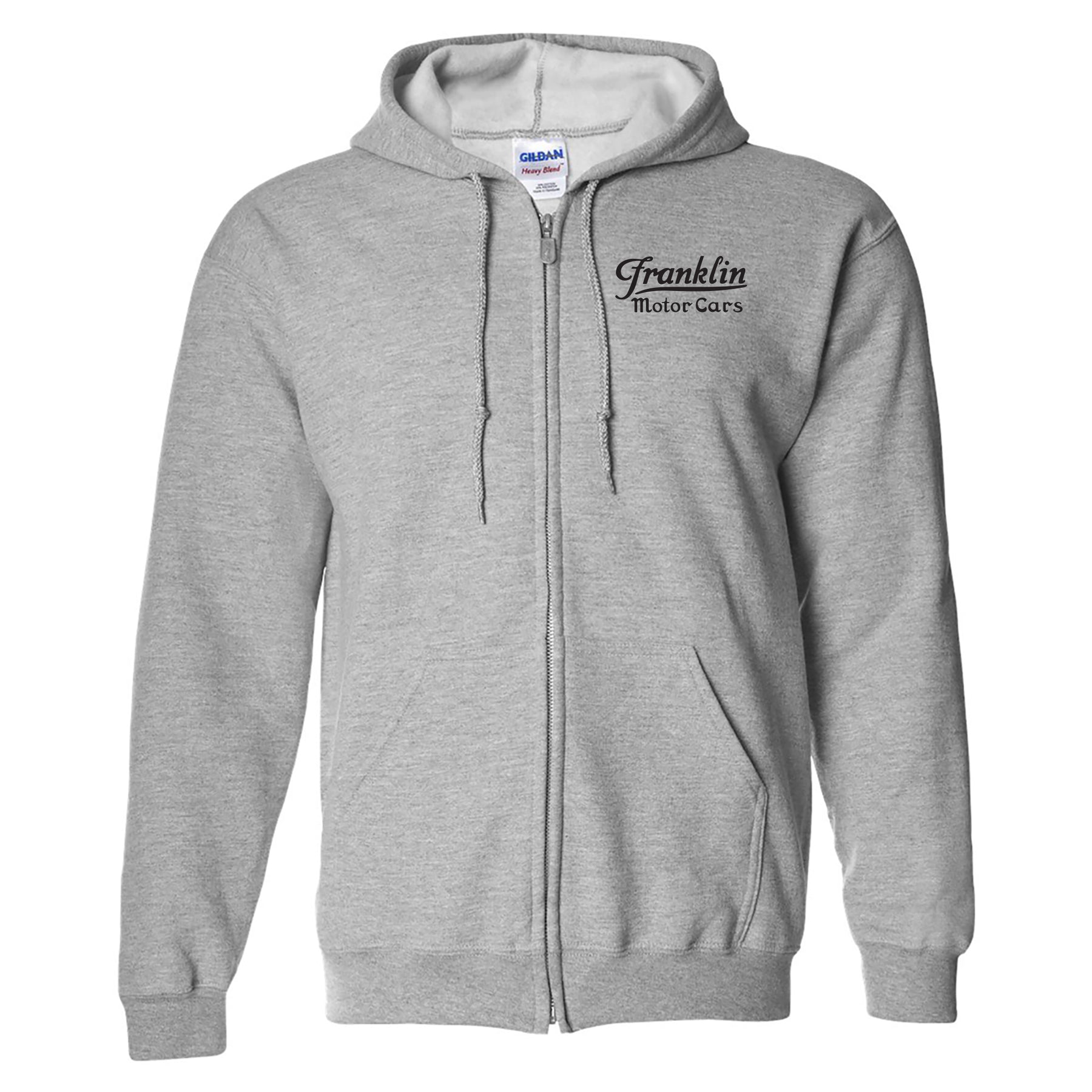 H.H. Franklin Club Full Zip Embroidered Sweatshirt - Sport Grey –  Underground Printing Online Stores