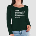 SFCYC Adult Long Sleeve T-shirt- Forest