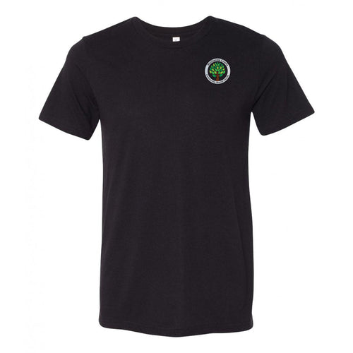 WCCMH Left Chest Circle Logo Triblend T-Shirt- Black