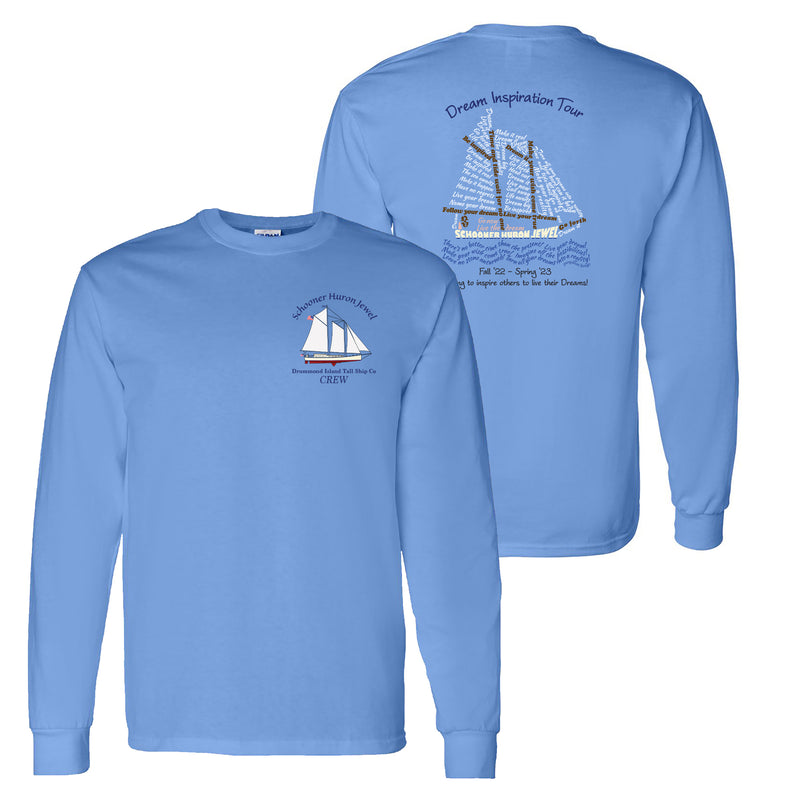 SHJ/Dream Long Sleeve T-Shirt Carolina Blue