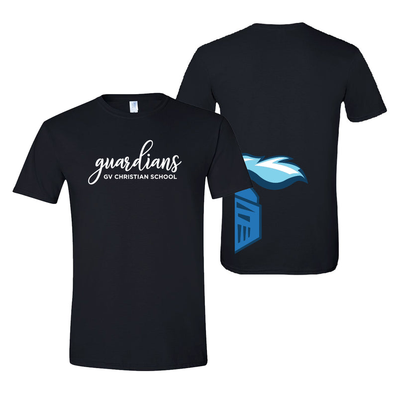 Guardians GV Christian School T-shirt - Black
