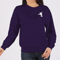 Brobrah Snowboarder Crewneck Sweatshirt- Purple