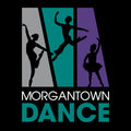 Morgantown Dance Full Color Logo Zip Hoodie- Black